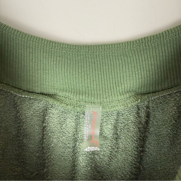 FP Movement by Free People One To Beat Sage Green Off-Shoulder Jumpsuit - Picture 10 of 12